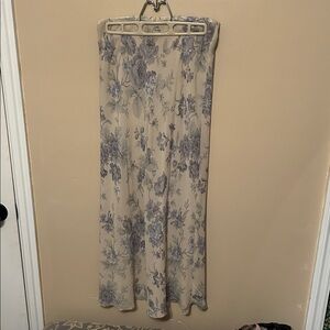 Matching Floral Skirt with Scarf